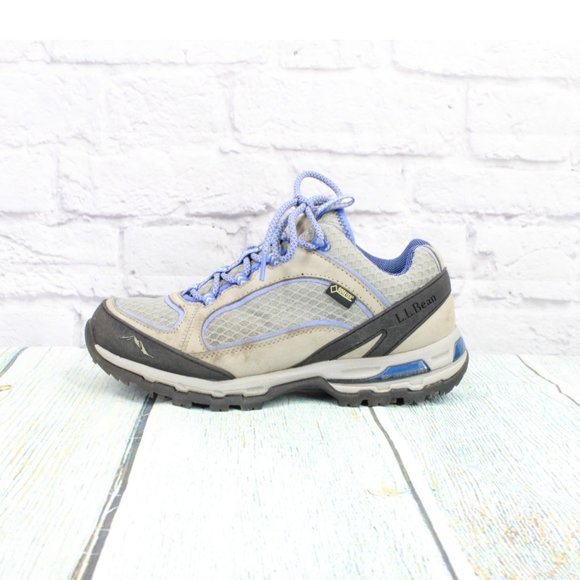 L.L. Bean Shoes - LL Bean Asender Gore Tex Gray Mesh Breathable Hiking Sneakers Size 8 M